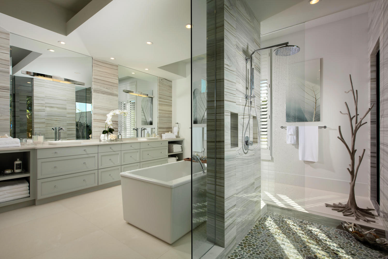 luxury master bathroom floor plans