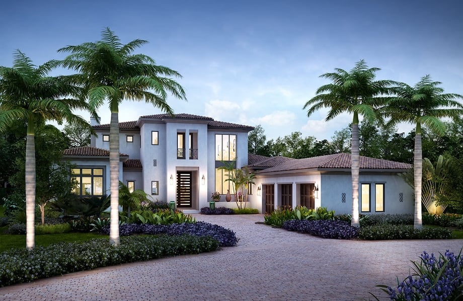 Luxury Homes: The Sardinina in Mediterra, an exclusive new home community in Naples FL