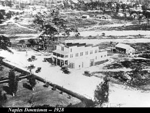 Naples FL Downtown in 1928