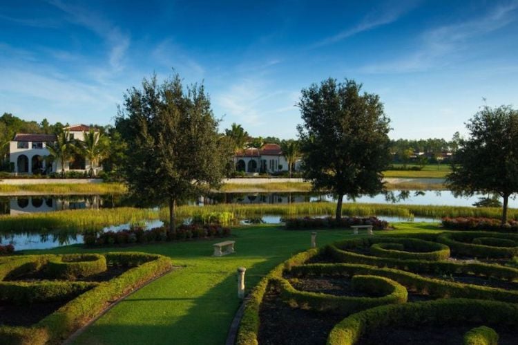 The Labyrinth at Parque Celestial in Mediterra Naples.