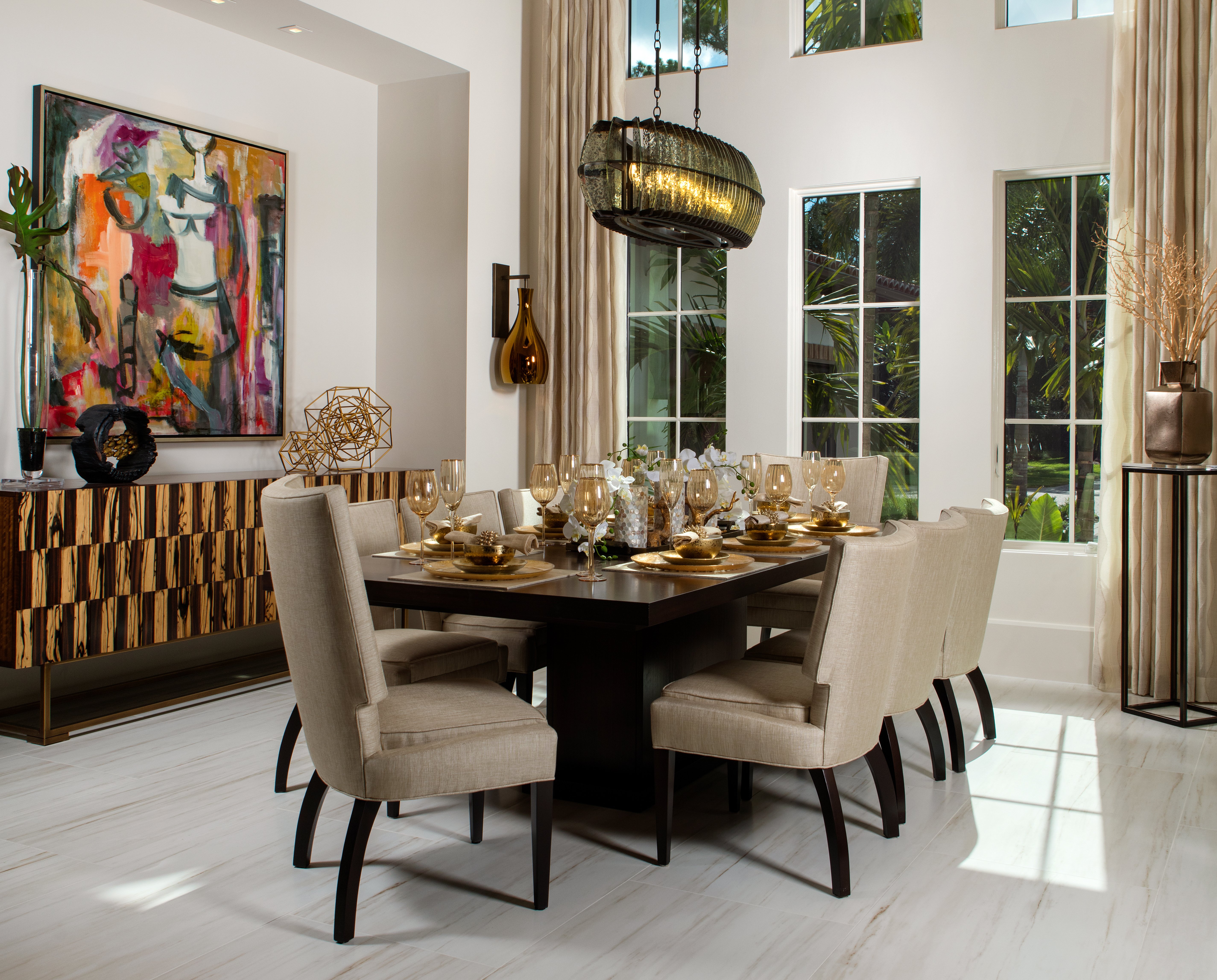 How to Set a Beautiful Holiday Dining Room Table in Your Mediterra Home
